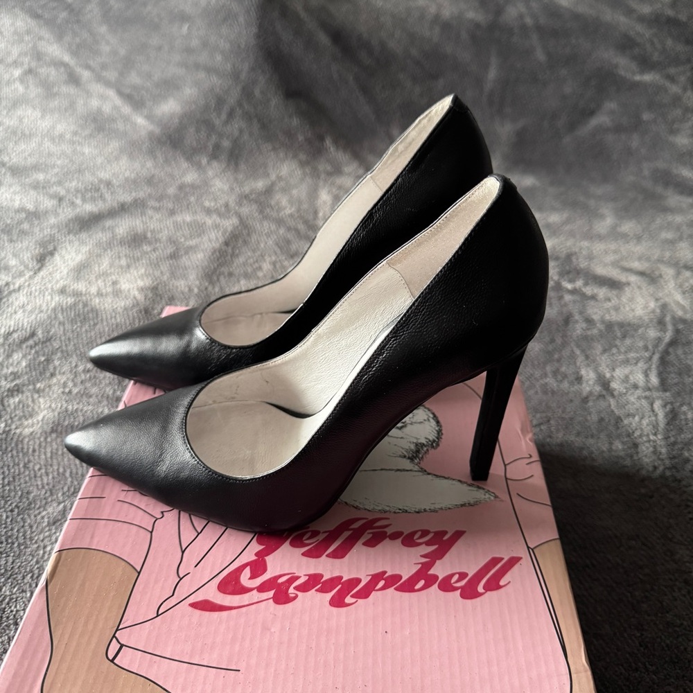 Jeffrey Campbell Black Stiletto Heels